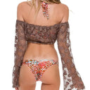 Cosita Buena - Off the Shoulder Crochet Top