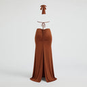 Delphi Maxi Dress Brown
